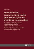 Vertrauen und Verantwortung in den politischen Systemen westlicher Demokratien 02 di Jürgen Plöhn edito da Lang, Peter GmbH