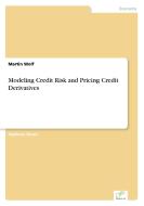 Modeling Credit Risk and Pricing Credit Derivatives di Martin Wolf edito da Diplom.de