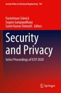 Security and Privacy edito da Springer Singapore