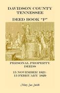 Davidson County Tennessee Deed Book P di Mary S Smith edito da Heritage Books