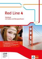 Red Line. Workbook mit Audio-CD und Übungssoftware 8. Schuljahr. Ausgabe 2014 edito da Klett Ernst /Schulbuch