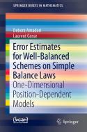 Error Estimates for Well-Balanced Schemes on Simple Balance Laws di Debora Amadori, Laurent Gosse edito da Springer-Verlag GmbH