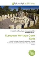 European Heritage Open Days di #Miller,  Frederic P. Vandome,  Agnes F. Mcbrewster,  John edito da Vdm Publishing House