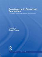 Renaissance in Behavioral Economics edito da Taylor & Francis Ltd