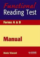 Functional Reading Tests Speciment Set di Denis Vincent, Mary Crumpler edito da Hodder Education