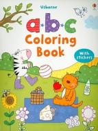 ABC Coloring Book [With Stencils] edito da Usborne Books