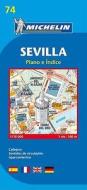 Sevilla - Michelin City Plan 74 edito da Michelin Editions Des Voyages