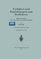 Verfahren und Einrichtungen zum Tiefbohren di Paul Stein edito da Springer Berlin Heidelberg