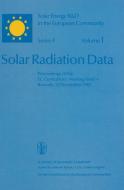 Solar Radiation Data edito da Springer Netherlands