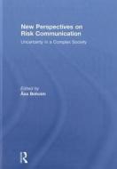 New Perspectives on Risk Communication edito da Taylor & Francis Ltd
