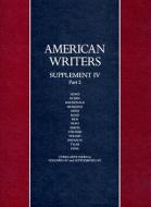 American Writers Supplement 4, Part 2: A Collection of Literary Biographies edito da MACMILLAN REFERENCE LIB