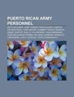 Puerto Rican Army Personnel: Sixto Escob di Books Llc edito da Books LLC, Wiki Series