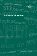 Lecture de Quine di Francois Rivenc edito da College Publications