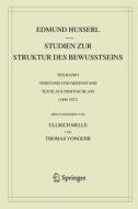 Studien zur Struktur des Bewusstseins di Edmund Husserl edito da Springer-Verlag GmbH