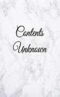 Contents Unknown: Blank Lined Journal, 108 Pages, 5x8 di Deluxe Tomes edito da Createspace Independent Publishing Platform