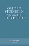 Oxford Studies in Ancient Philosophy edito da OUP UK