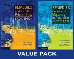 Remedies In Australian Private Law Value Pack di Katy Barnett, Sirko Harder, Kenneth Yin, Martin Allcock edito da Cambridge University Press