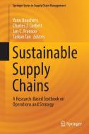 Sustainable Supply Chains edito da Springer-Verlag GmbH