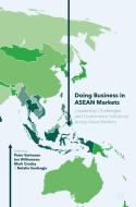 Doing Business in ASEAN Markets edito da Springer-Verlag GmbH