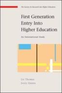 First Generation Entry into Higher Education di Liz Thomas edito da McGraw-Hill Education