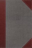NKJV, Thinline Reference Bible, Cloth Over Board, Gray/Red, Red Letter Edition, Comfort Print di Thomas Nelson edito da THOMAS NELSON PUB