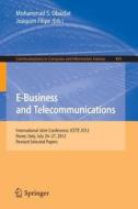 E-Business and Telecommunications edito da Springer-Verlag GmbH