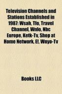 Television Channels And Stations Established In 1987: Wsah, Tfo, Travel Channel, Wnlo, Nbc Europe, Ketk-tv, Shop At Home Network, E!, Wnyo-tv di Source Wikipedia edito da Books Llc