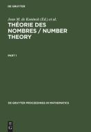 Théorie des nombres / Number Theory edito da De Gruyter