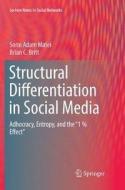 Structural Differentiation in Social Media di Brian C. Britt, Sorin Adam Matei edito da Springer International Publishing