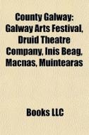 County Galway: Galway Arts Festival, Dru di Books Llc edito da Books LLC, Wiki Series