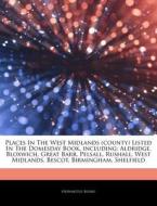 Places In The West Midlands County Lis di Hephaestus Books edito da Hephaestus Books