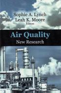 Air Quality di Sophie A. Lynch edito da Nova Science Publishers Inc
