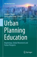 Urban Planning Education edito da Springer International Publishing Ag