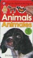 Animals/Animales Sticker Flash Cards [With 60 Stickers] edito da Priddy Books