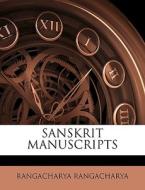 Sanskrit Manuscripts di Rangach Rangacharya edito da Nabu Press