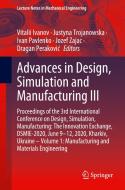 Advances in Design, Simulation and Manufacturing III edito da Springer International Publishing