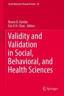 Validity and Validation in Social, Behavioral, and Health Sciences edito da Springer-Verlag GmbH