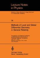 Methods of Local and Global Differential Geometry in General Relativity edito da Springer Berlin Heidelberg