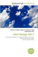 Aero Design Dg-1 edito da Alphascript Publishing