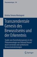 Transzendentale Genesis des Bewusstseins und der Erkenntnis di Kristina Montagova edito da Springer Netherlands