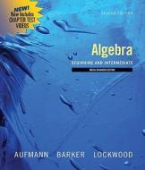 Algebra di Richard N. Aufmann, Vernon C. Barker, Joanne S. Lockwood edito da Cengage Learning, Inc