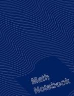 Math Notebook: Navy Swirl di The Notebook Factory edito da Createspace