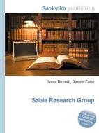 Sable Research Group edito da Book On Demand Ltd.