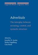 Adverbials edito da John Benjamins Publishing Co