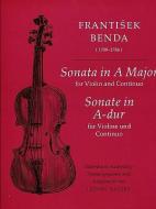 Sonata In A edito da Faber Music Ltd
