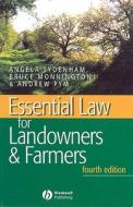 Essential Law for Landowners and Farmers di Angela Sydenham edito da Wiley-Blackwell