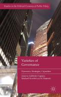Varieties of Governance di G. Capano edito da Palgrave Macmillan