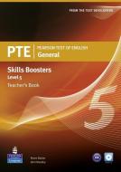 Pearson Test Of English General Skills Booster 5 Teacher's Book And Cd Pack di Steve Baxter, John Murphy edito da Pearson Education Limited