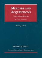 Mergers and Acquisitions, Supplement: Cases and Materials di William J. Carney edito da Foundation Press