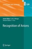 Recognition of Anions edito da Springer Berlin Heidelberg